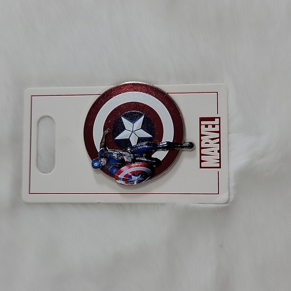 DISNEY Kids' Marvel Captain America Pin - Disney Store